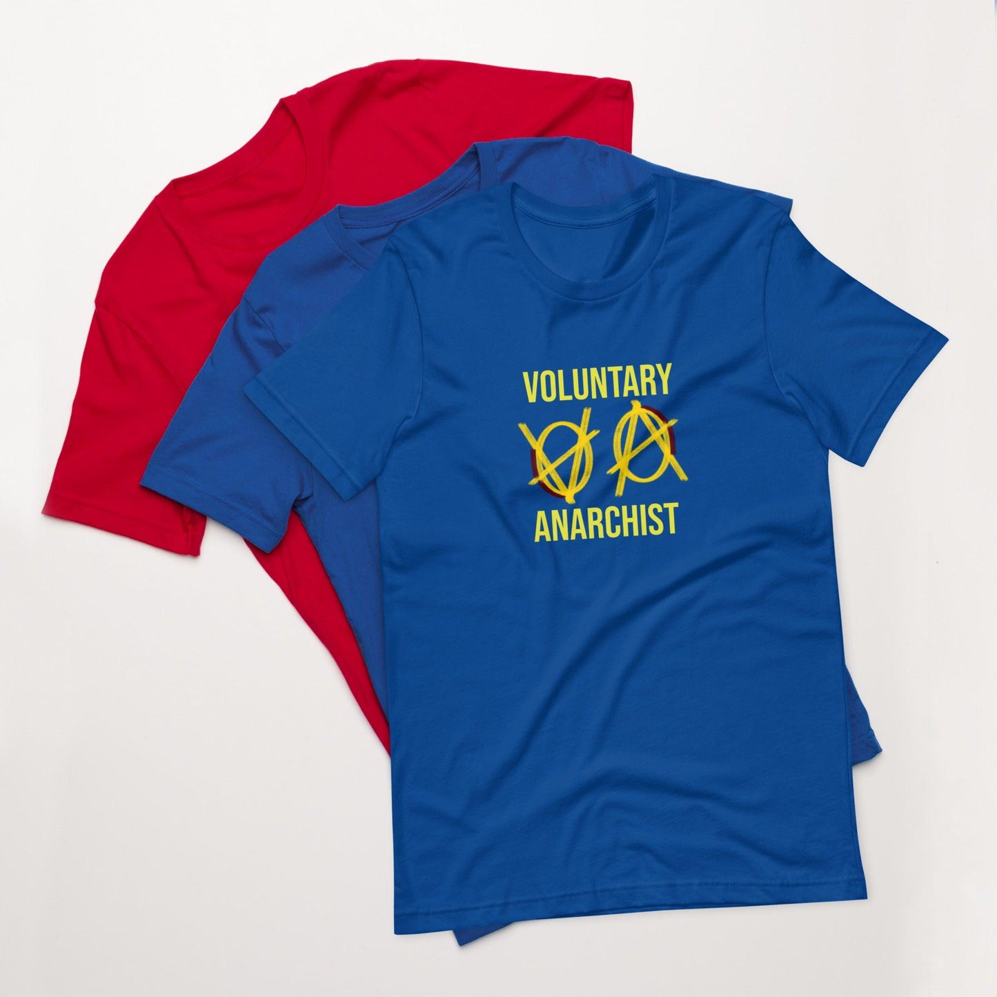 Anarchy Wear "Voluntary-Anarchist" Unisex t-shirt - AnarchyWear