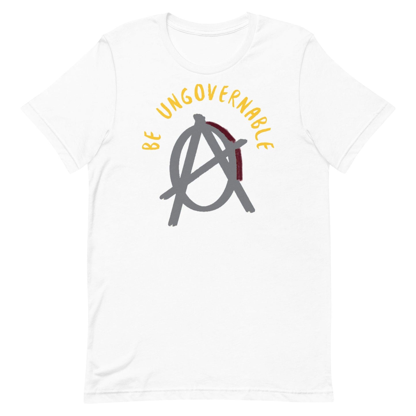Anarchy Wear "Be Ungovernable" Agora Grey Pastels Unisex t-shirt - AnarchyWear