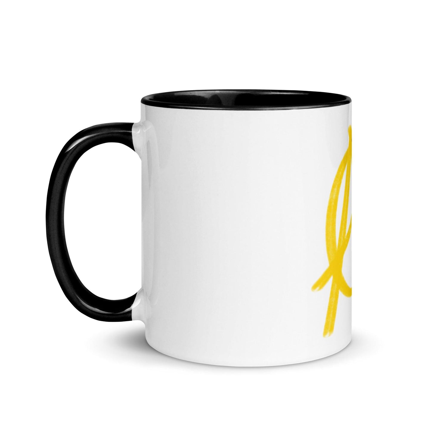 Gold Anarchy Mug with Color Inside - AnarchyWear