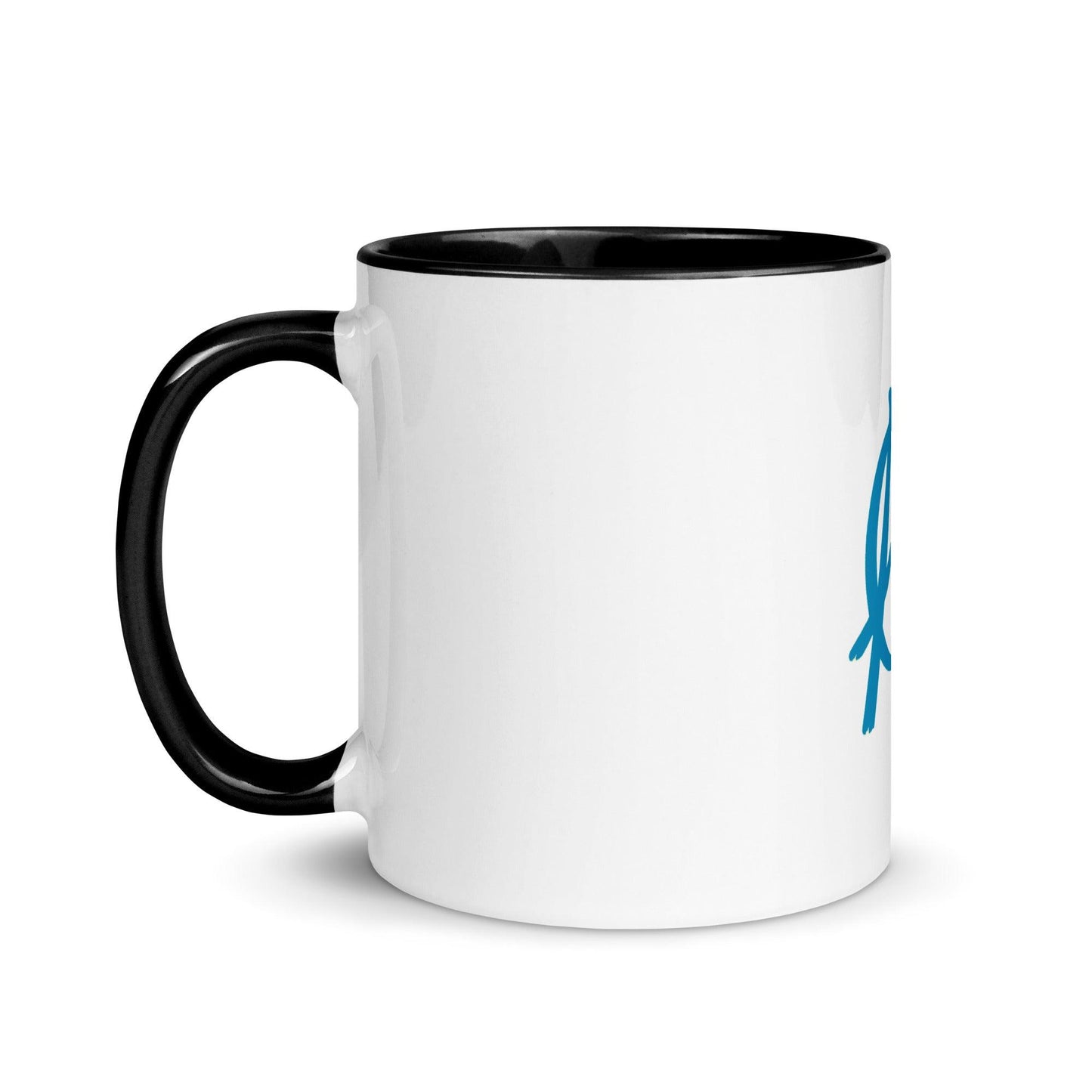 Blue Anarchy Mug with Color Inside - AnarchyWear