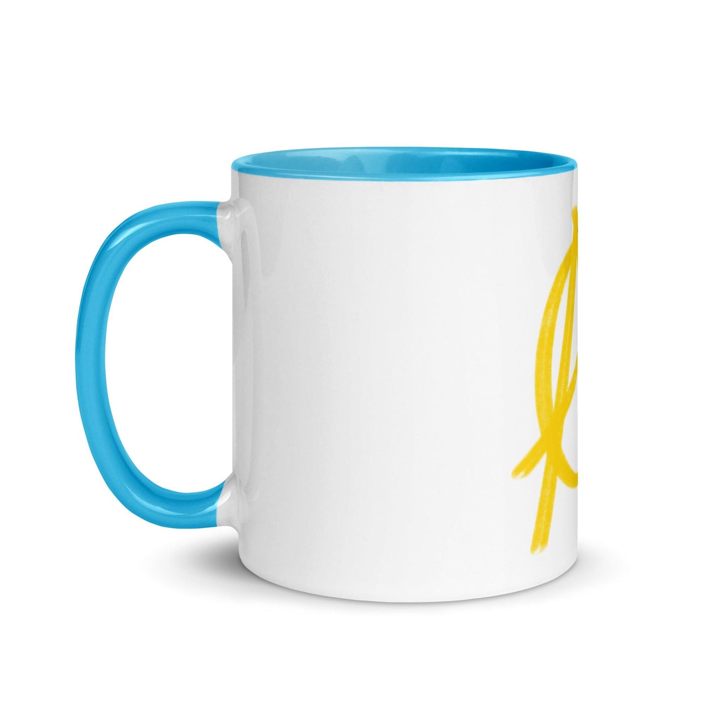 Gold Anarchy Mug with Color Inside - AnarchyWear