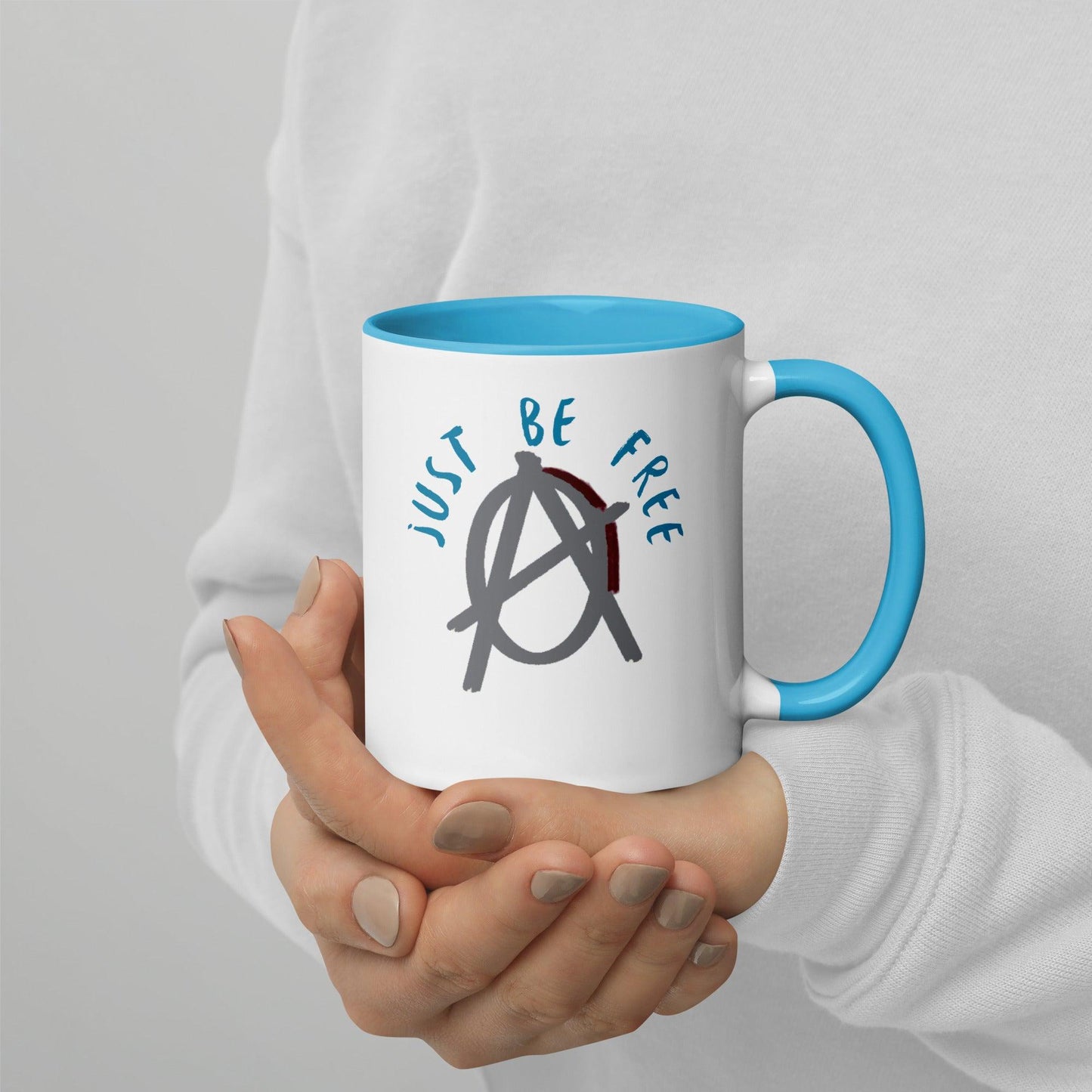 "Just Be Free" Agora Anarchy Mug - AnarchyWear