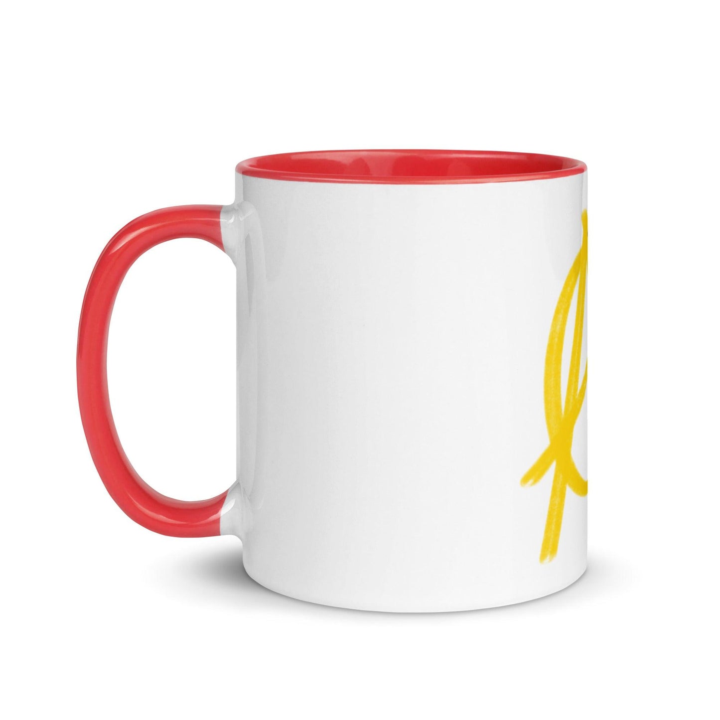 Gold Anarchy Mug with Color Inside - AnarchyWear