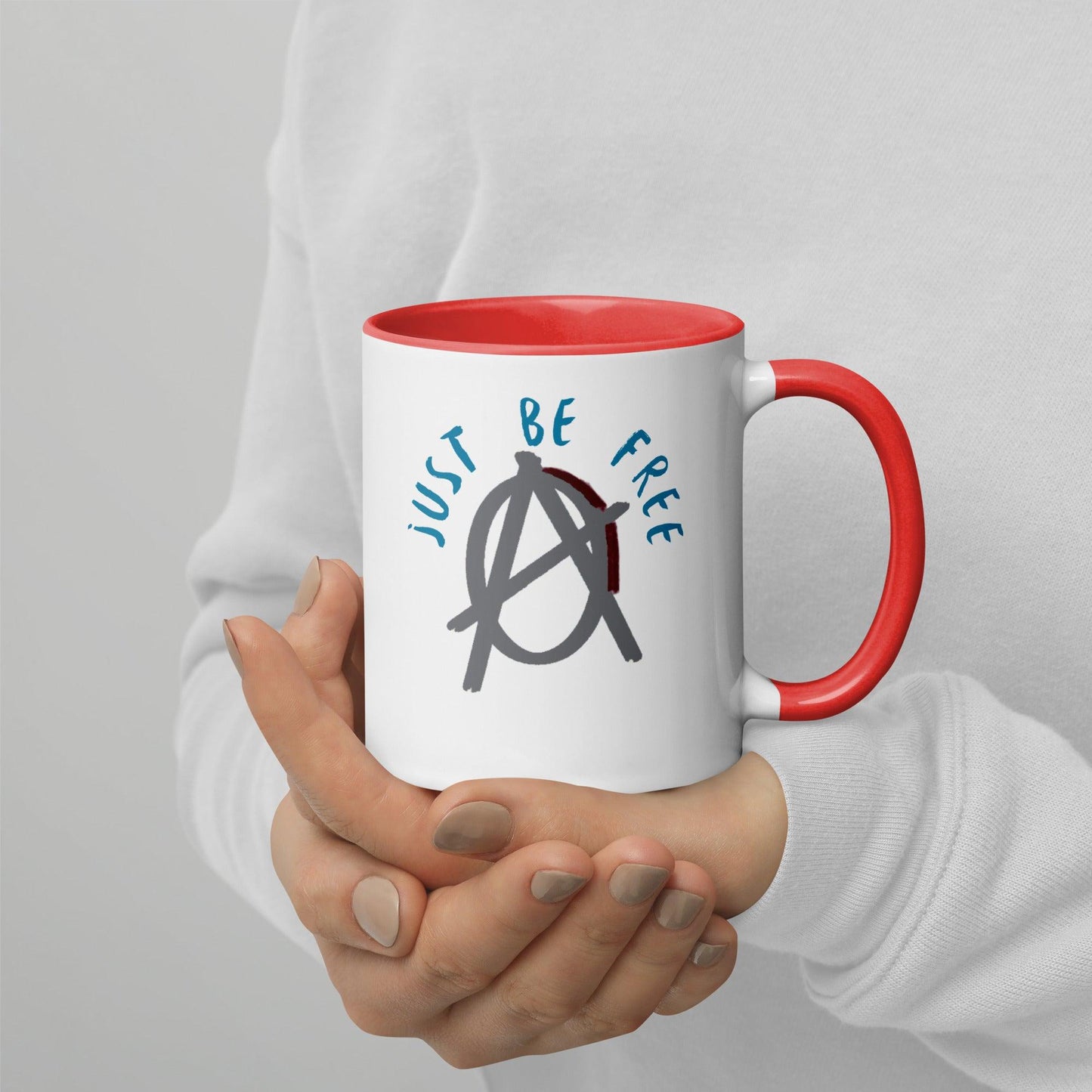 "Just Be Free" Agora Anarchy Mug - AnarchyWear