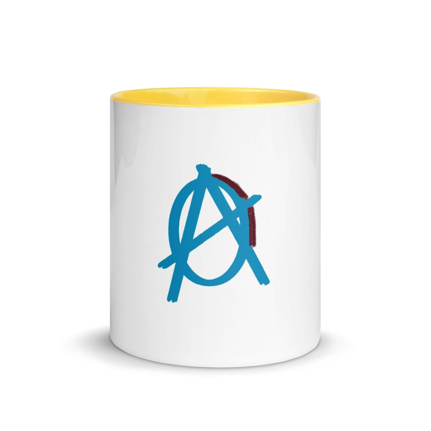 Blue Anarchy Mug with Color Inside - AnarchyWear