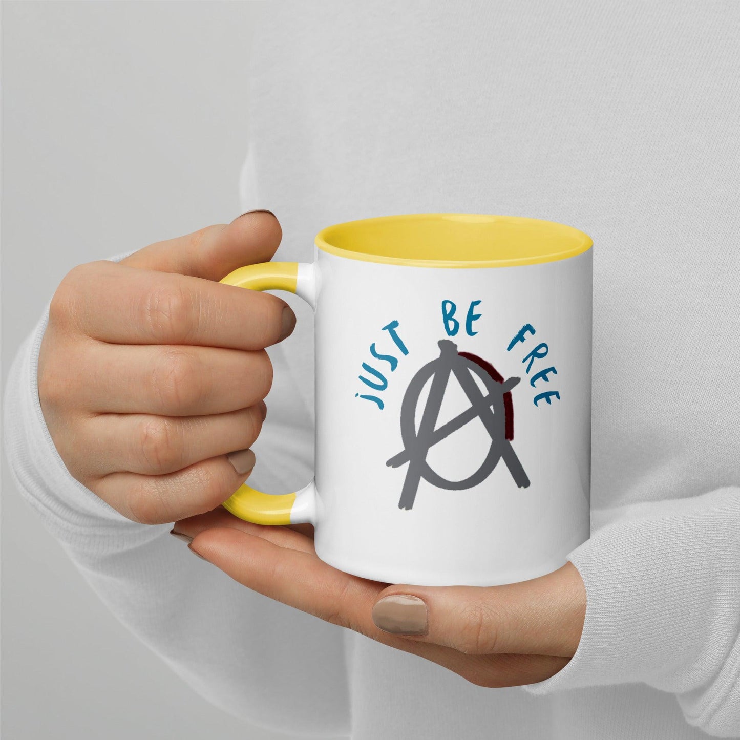 "Just Be Free" Agora Anarchy Mug - AnarchyWear