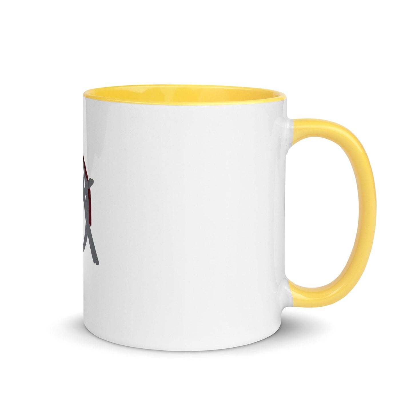 Grey Anarchy Mug with Color Inside - AnarchyWear