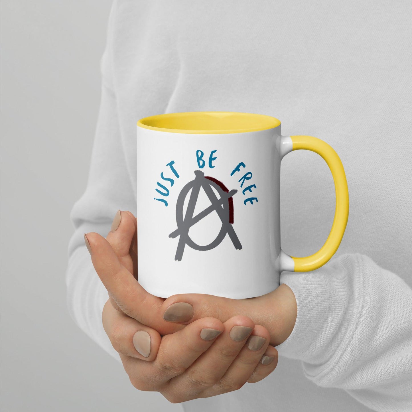 "Just Be Free" Agora Anarchy Mug - AnarchyWear