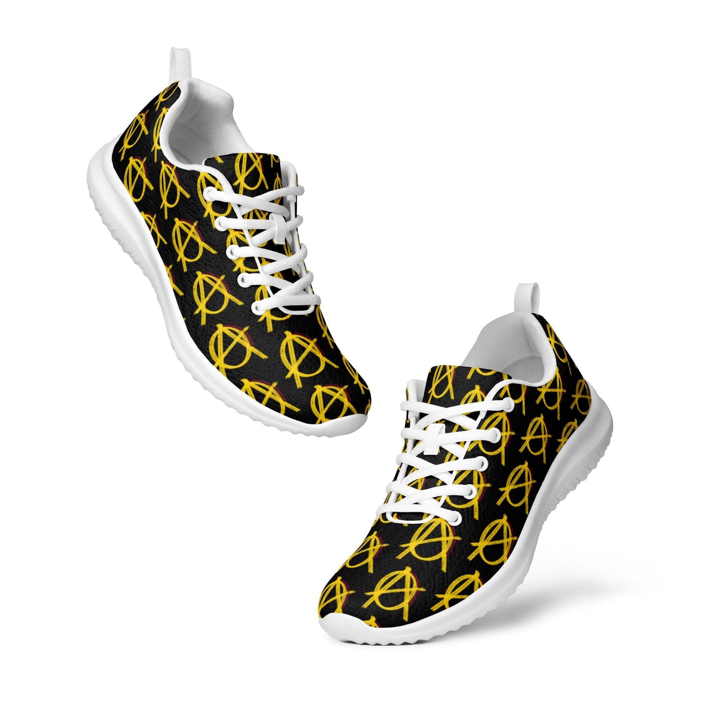 Anarchy Wear Black and Gold Women’s athletic shoes - AnarchyWear