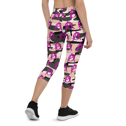 Anarchy Wear Camo Capri Leggings