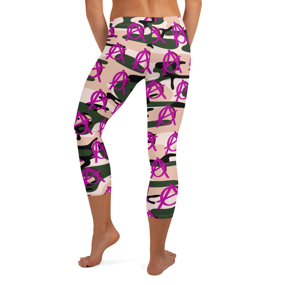 Anarchy Wear Camo Capri Leggings