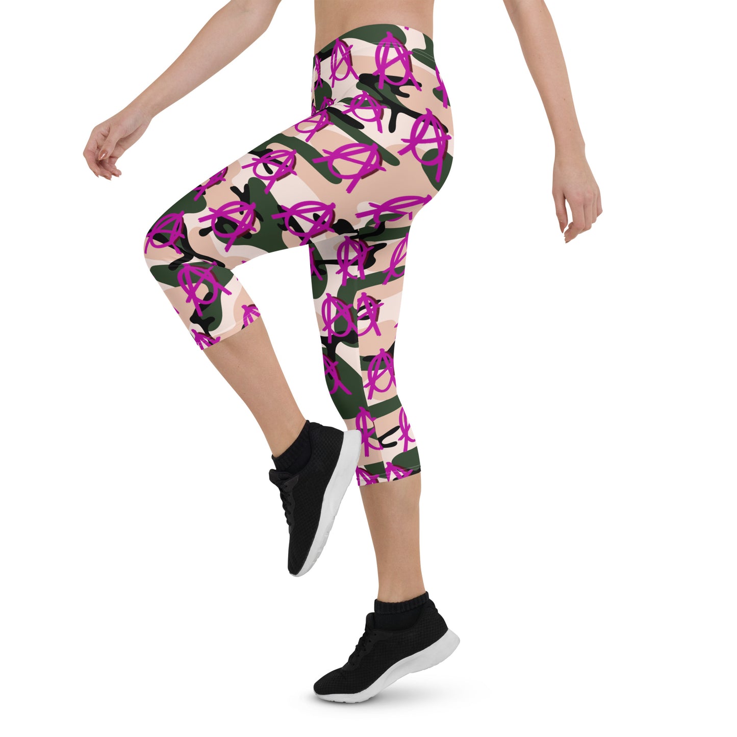 Anarchy Wear Camo Capri Leggings