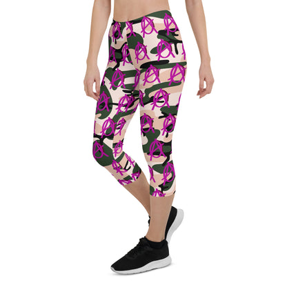 Anarchy Wear Camo Capri Leggings