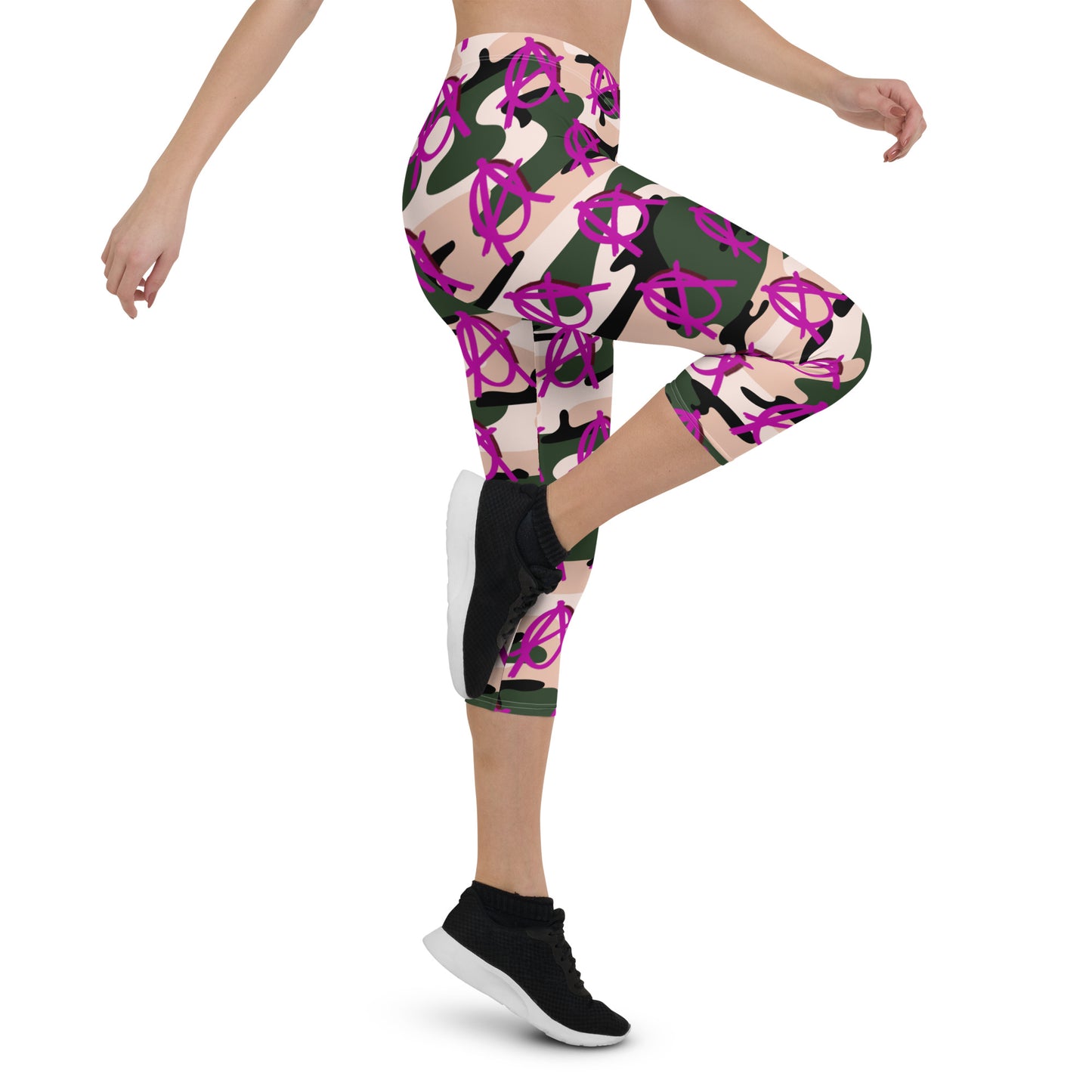 Anarchy Wear Camo Capri Leggings