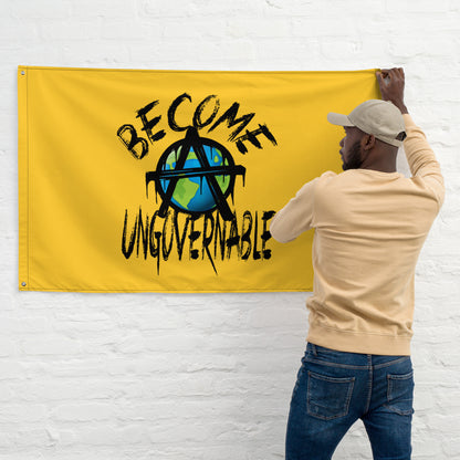 "Become Ungovernable" Original Art By @DigitalDuelist Flag