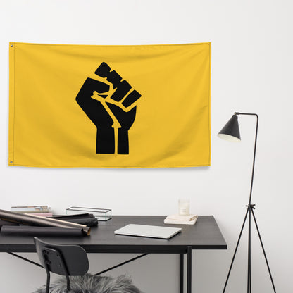 Anarchy Wear Unity Black&Gold Flag