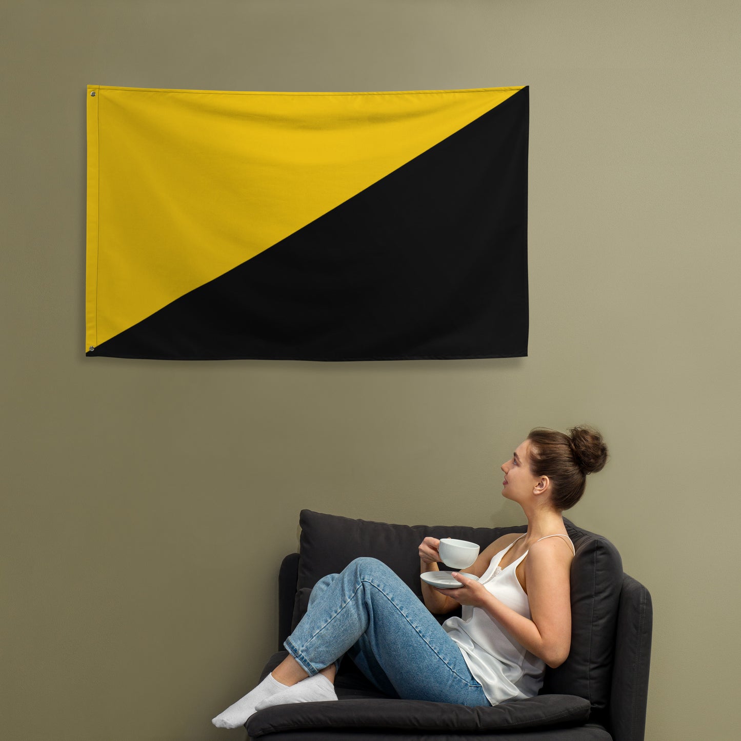 Black Gold AnCap Flag