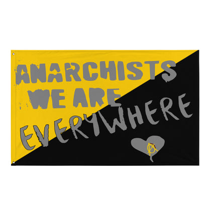 Anarchy Wear "We Are Everywhere" Flag