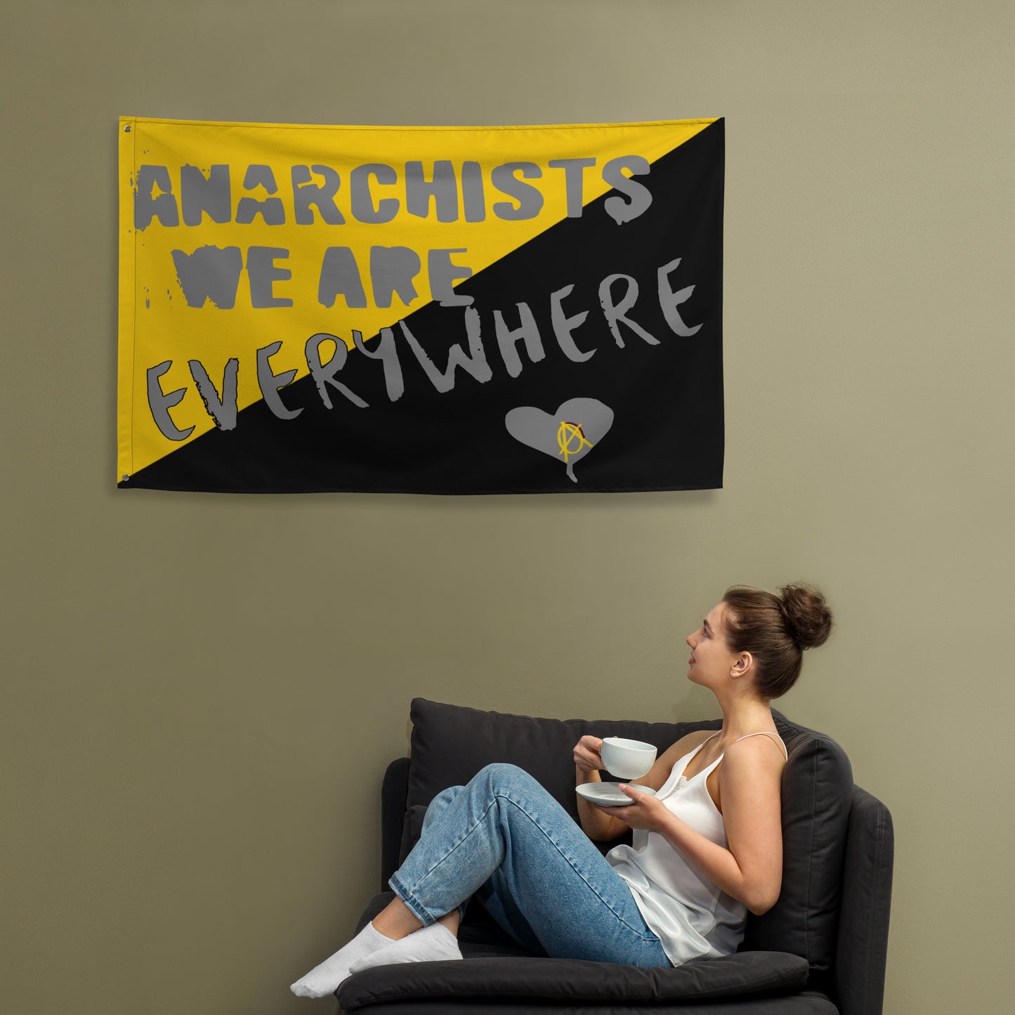 Anarchy Wear "We Are Everywhere" Flag