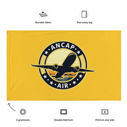 AnCap Air Official Gold Flag