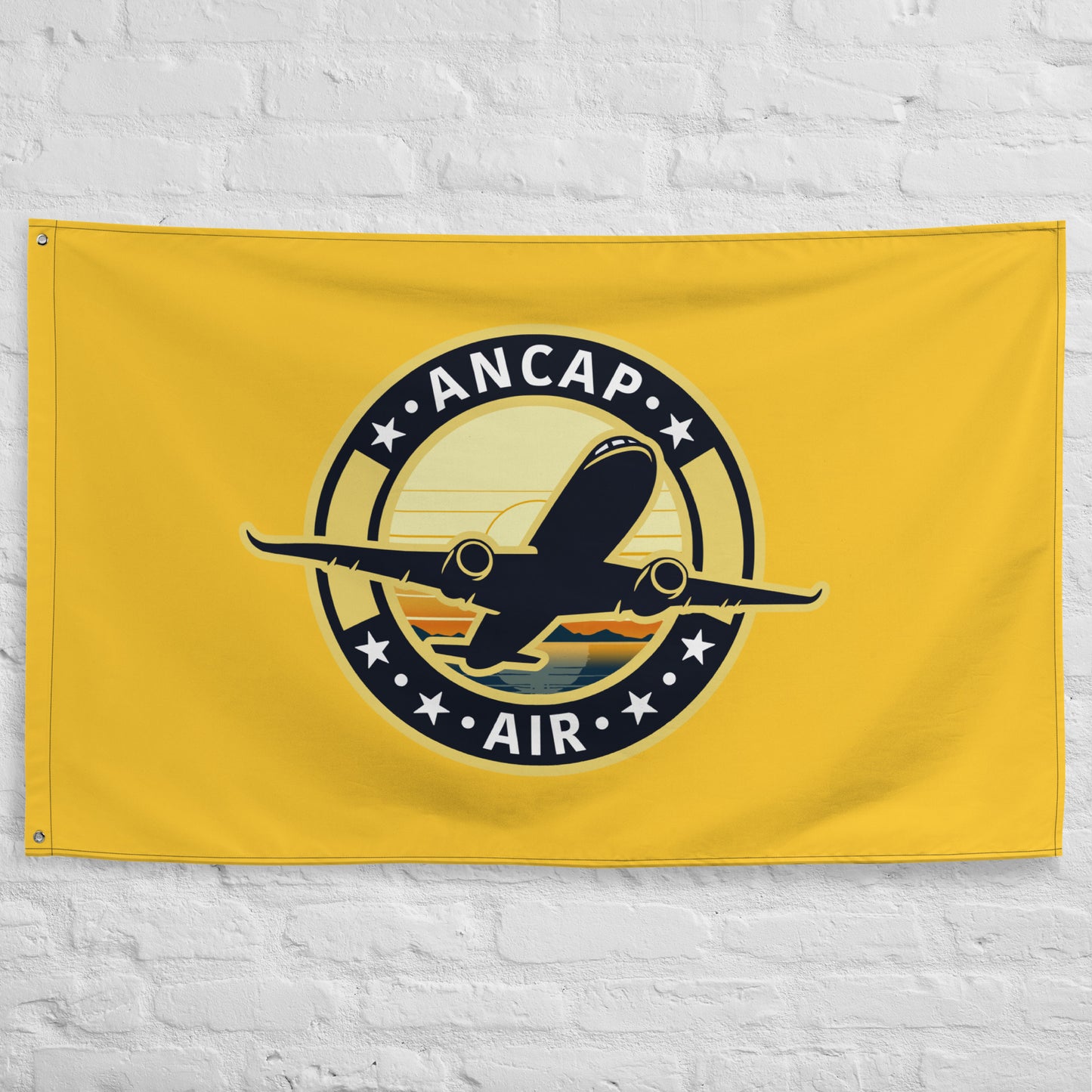 AnCap Air Official Gold Flag