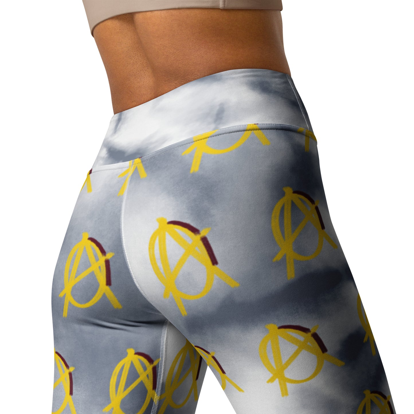 Anarchy Wear Gold Yoga Leggings