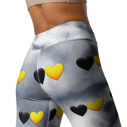 Anarchy Wear Hearts Yoga Leggings