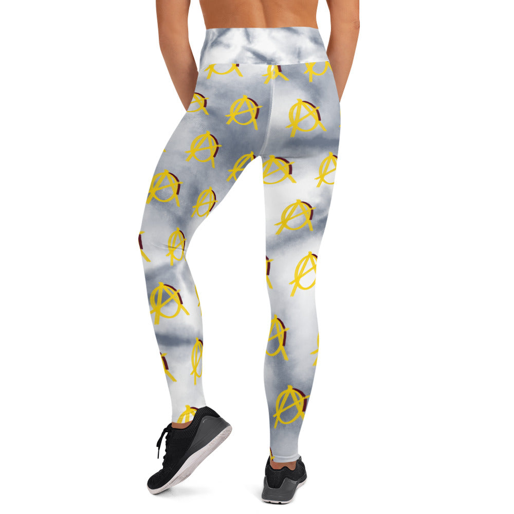 Anarchy Wear Gold Yoga Leggings