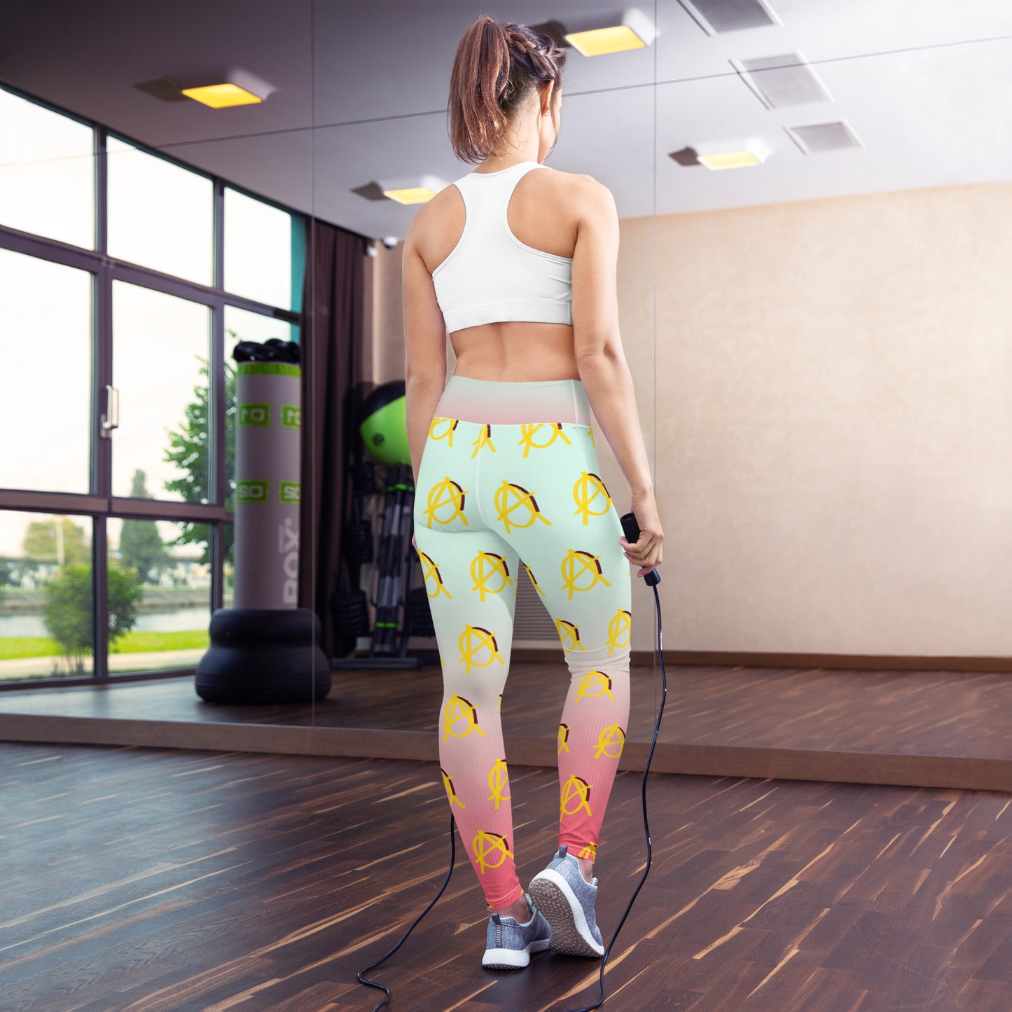 Anarchy Wear Faded Gold Yoga Leggings