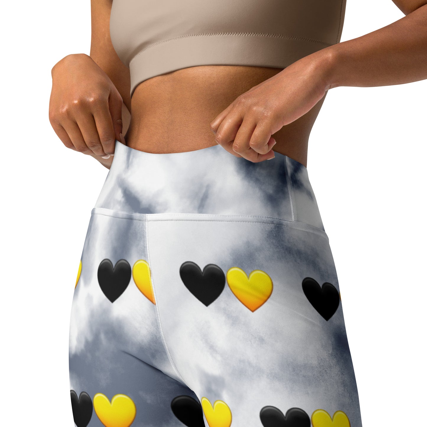 Anarchy Wear Hearts Yoga Leggings