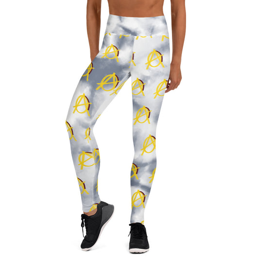 Anarchy Wear Gold Yoga Leggings