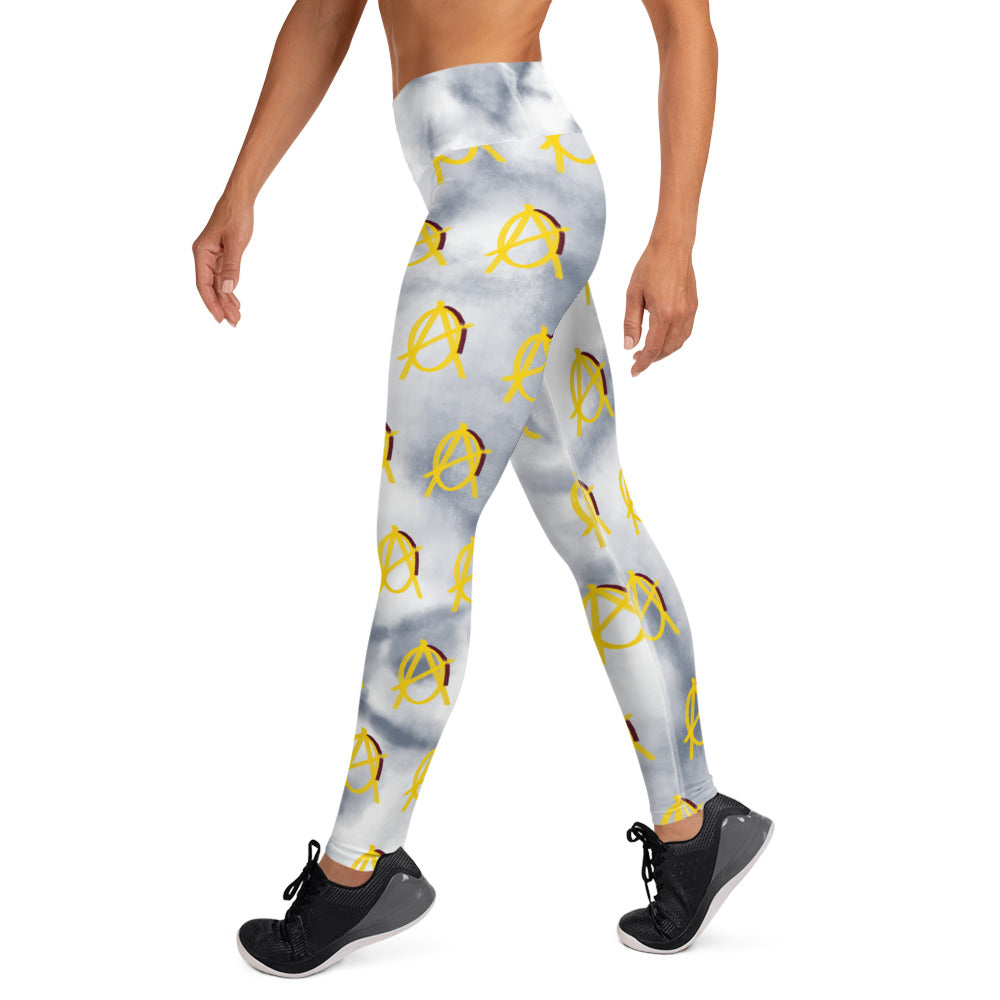 Anarchy Wear Gold Yoga Leggings