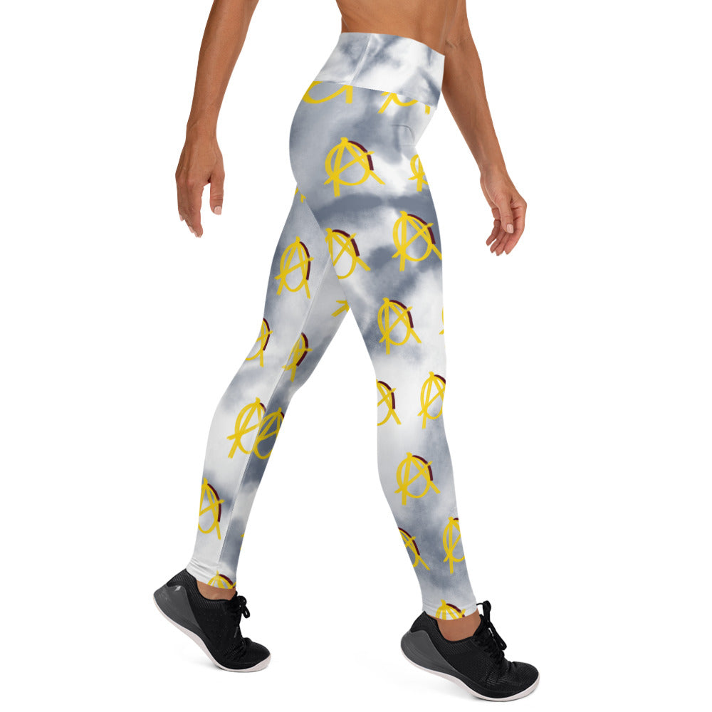 Anarchy Wear Gold Yoga Leggings