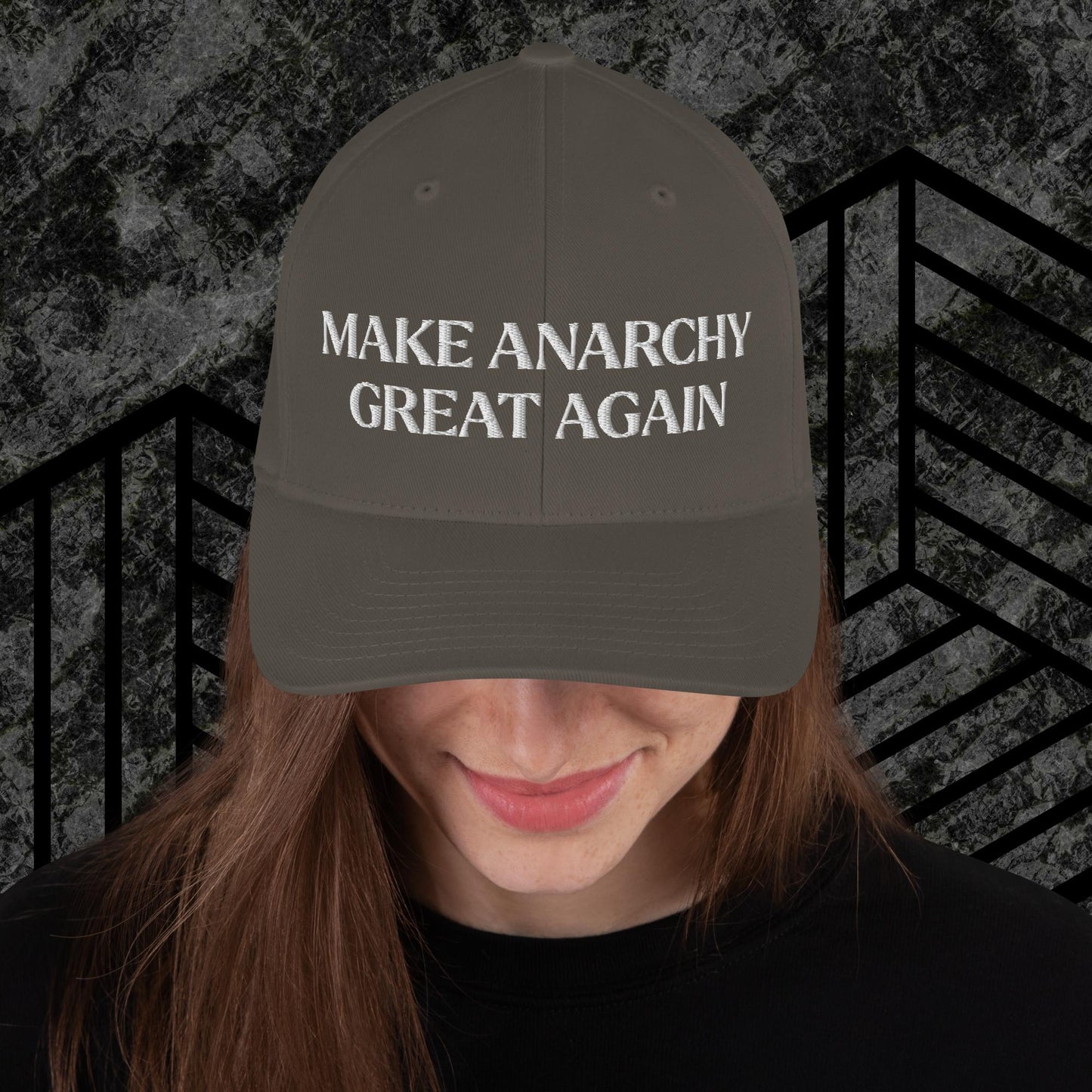 Anarchy Wear "MAGA" Structured Twill Cap