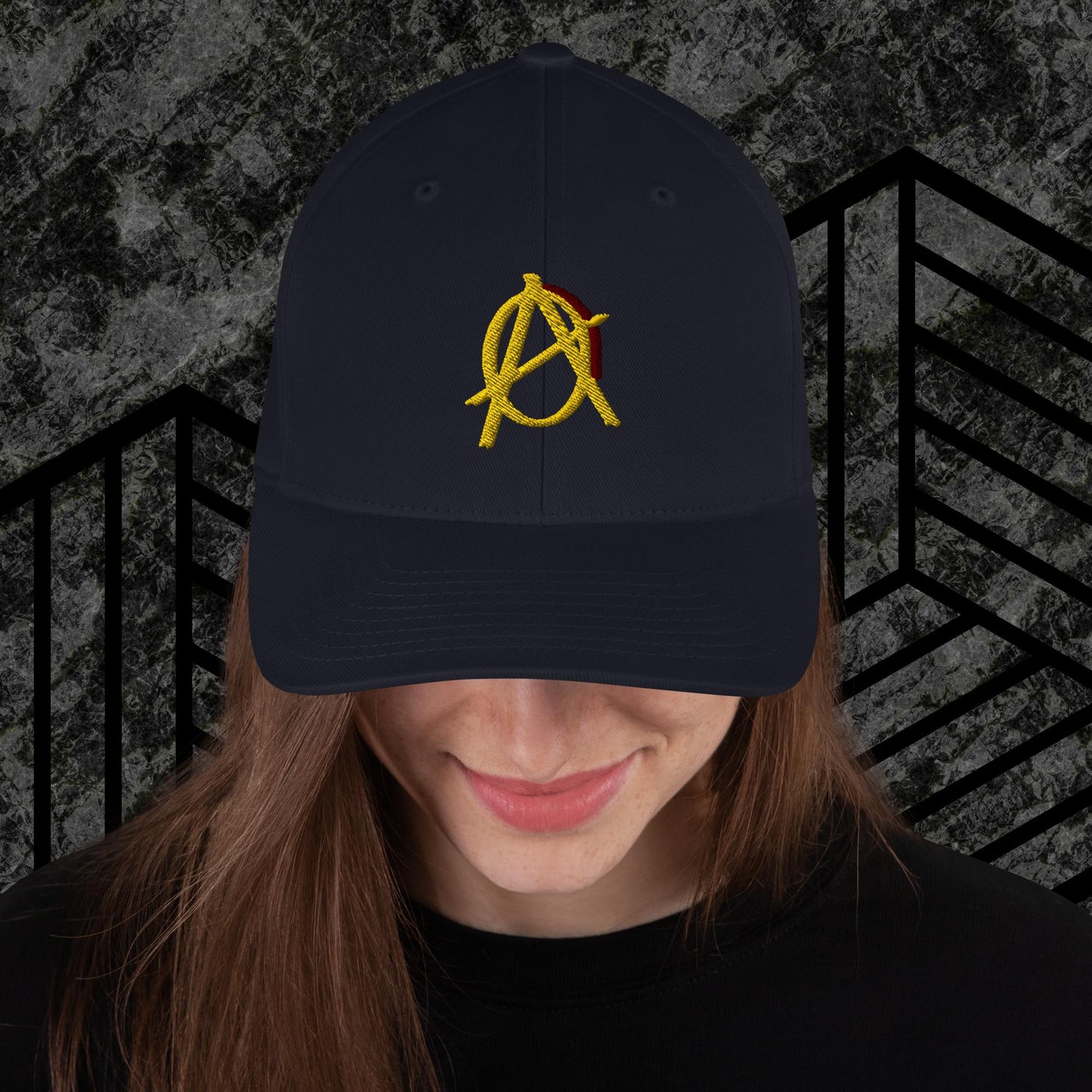 Anarchy Wear Gold Structured Twill Cap