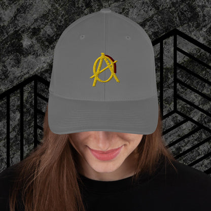 Anarchy Wear Gold Structured Twill Cap