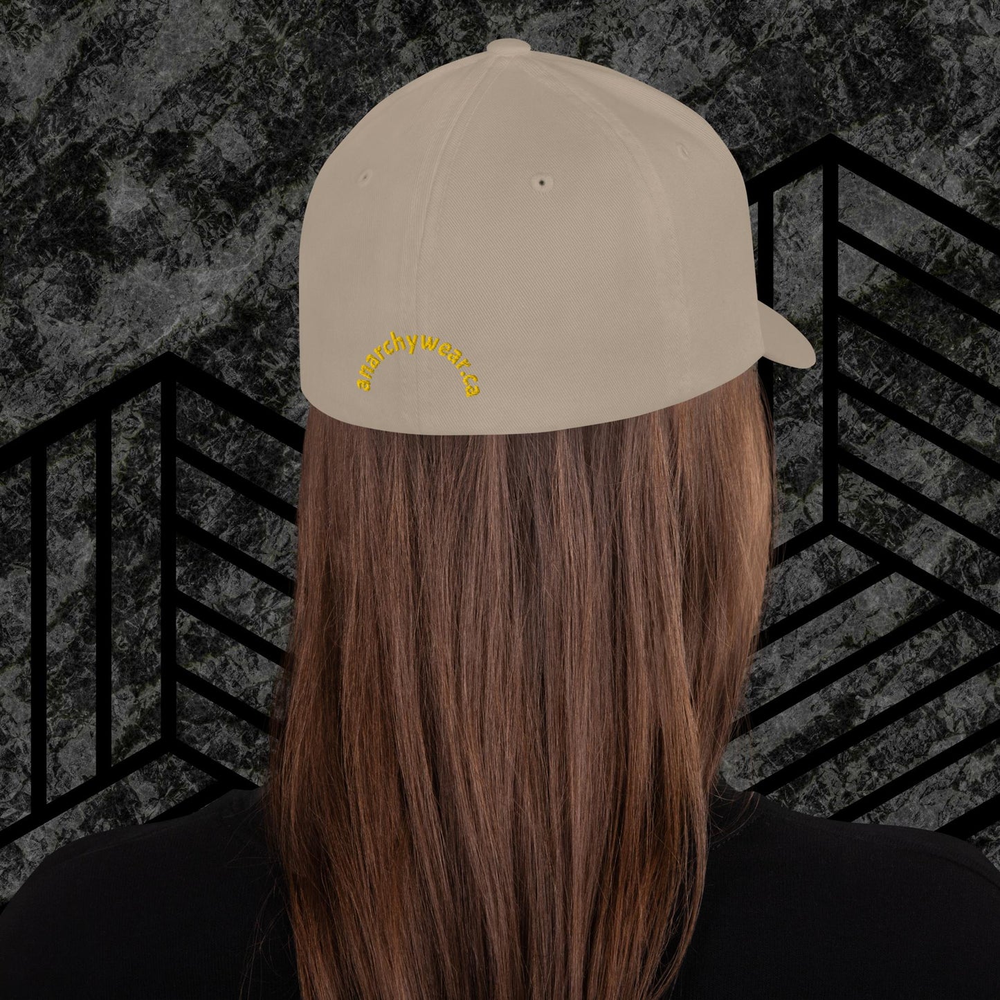 Anarchy Wear Gold Structured Twill Cap