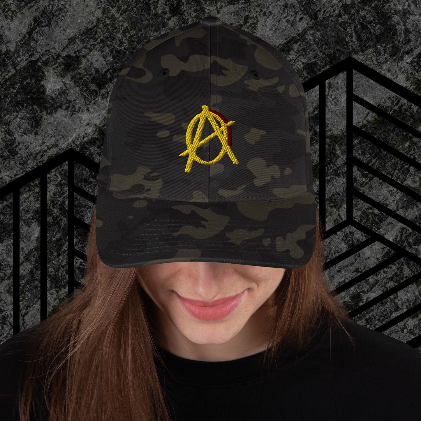 Anarchy Wear Gold Structured Twill Cap