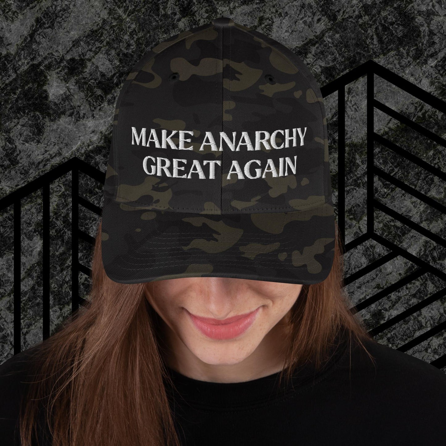 Anarchy Wear "MAGA" Structured Twill Cap