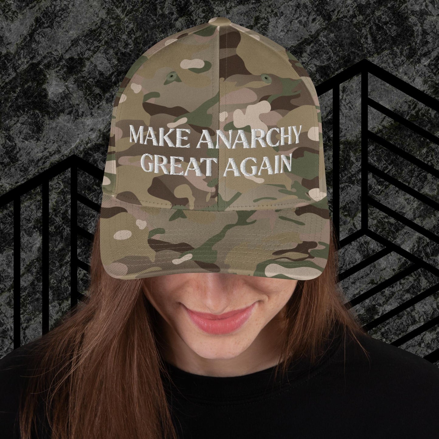 Anarchy Wear "MAGA" Structured Twill Cap