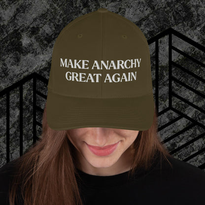 Anarchy Wear "MAGA" Structured Twill Cap