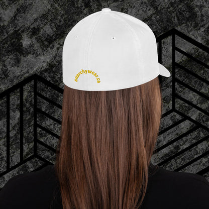 Anarchy Wear Gold Structured Twill Cap