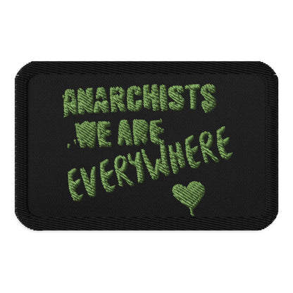 Anarchy Wear "We Are Everywhere" Green Embroidered patches