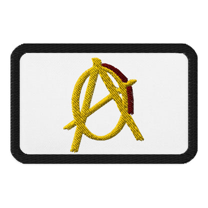 Anarchy Wear Gold Embroidered patches