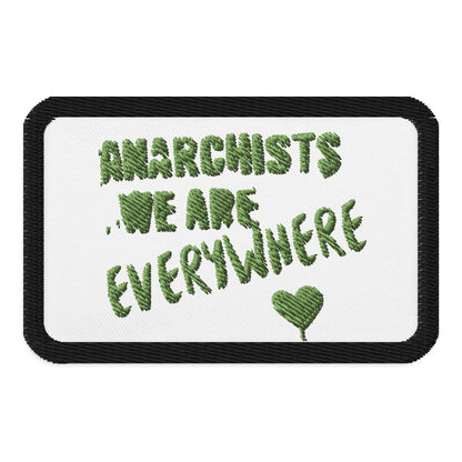 Anarchy Wear "We Are Everywhere" Green Embroidered patches