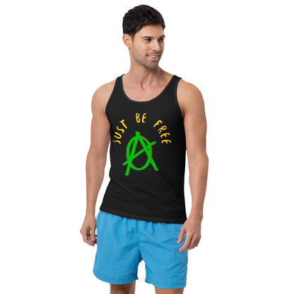 Anarchy Wear "Just Be Free" Green Unisex Tank Top
