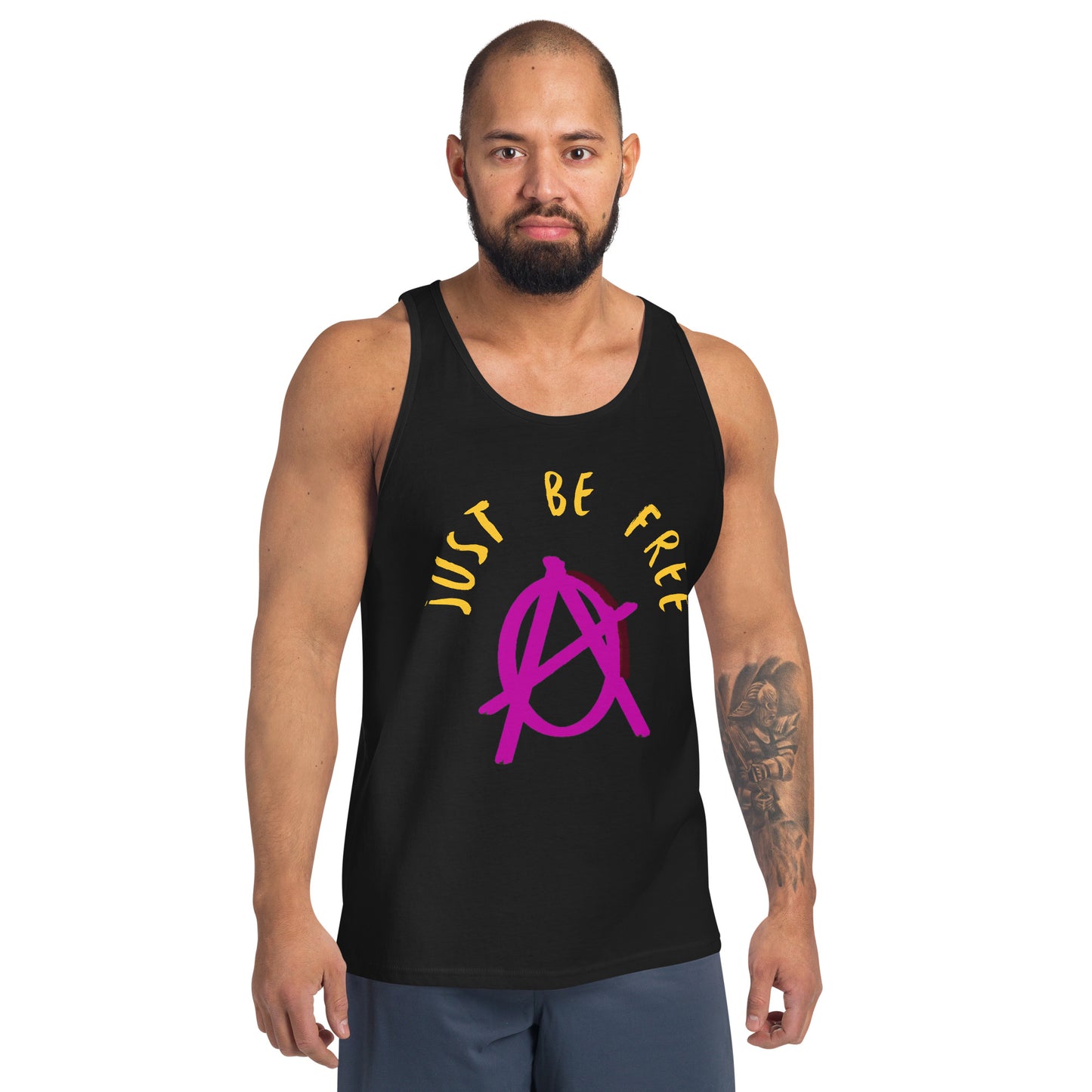 Anarchy Wear "Just Be Free" Pink Unisex Tank Top