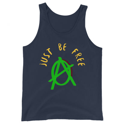 Anarchy Wear "Just Be Free" Green Unisex Tank Top