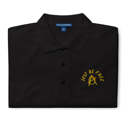 Anarchy Wear "Just Be Free" Men's Premium Polo