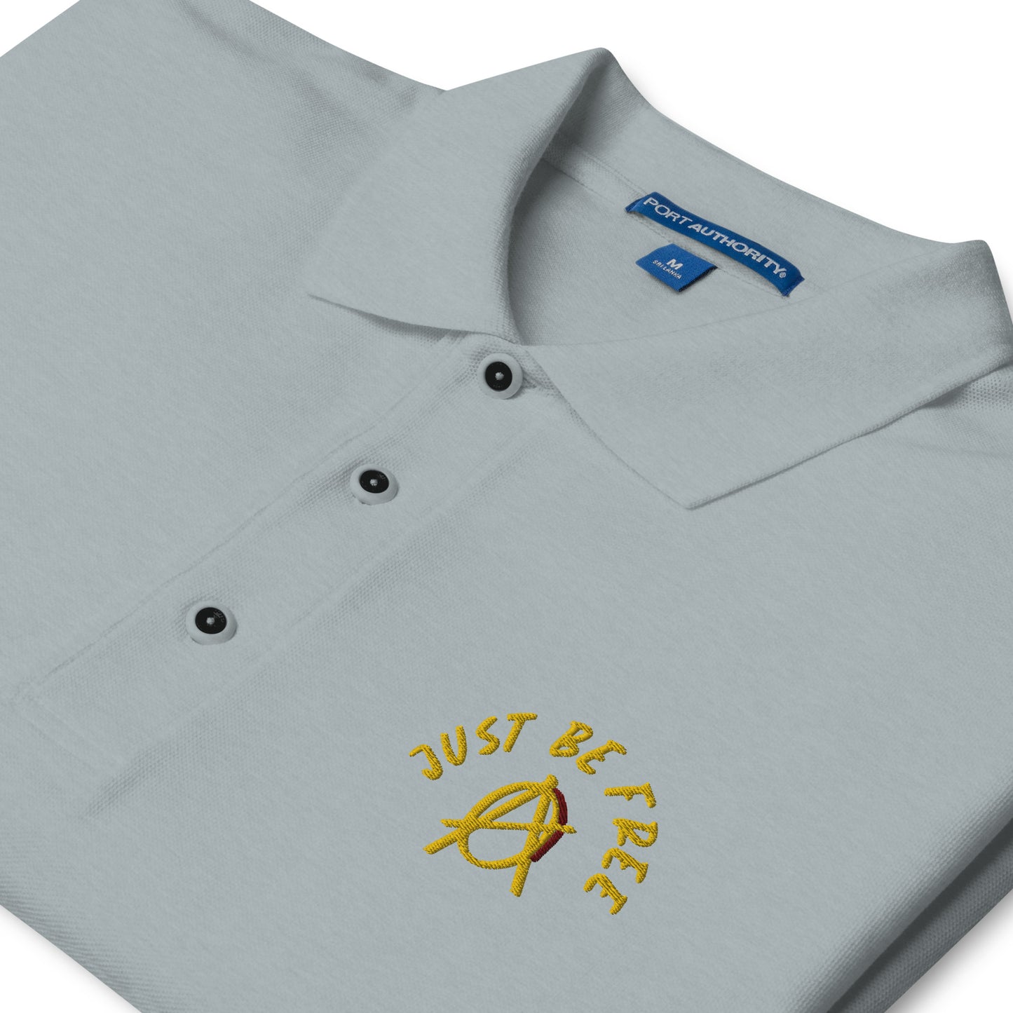 Anarchy Wear "Just Be Free" Men's Premium Polo